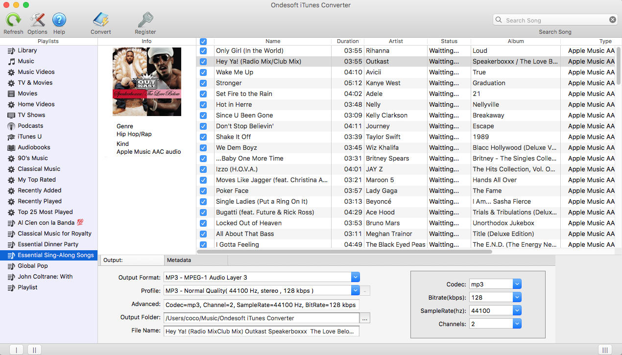 Apple Music playlists