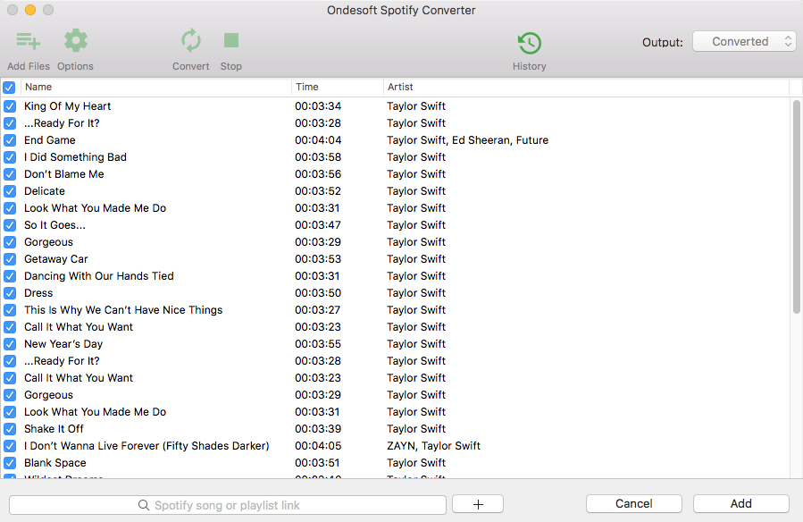 unlock ondesoft spotify converter