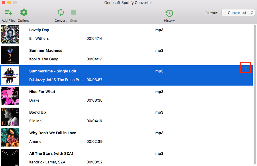 ondesoft spotify playlist downloader free