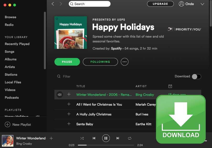 how to download spotify onto mac