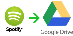 upload Spotify music to Google Drive