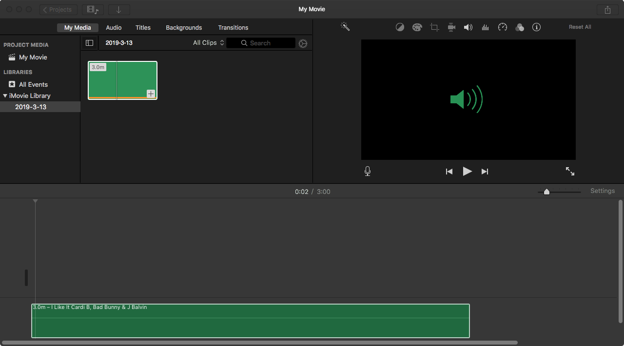 add Spotify music to imovie