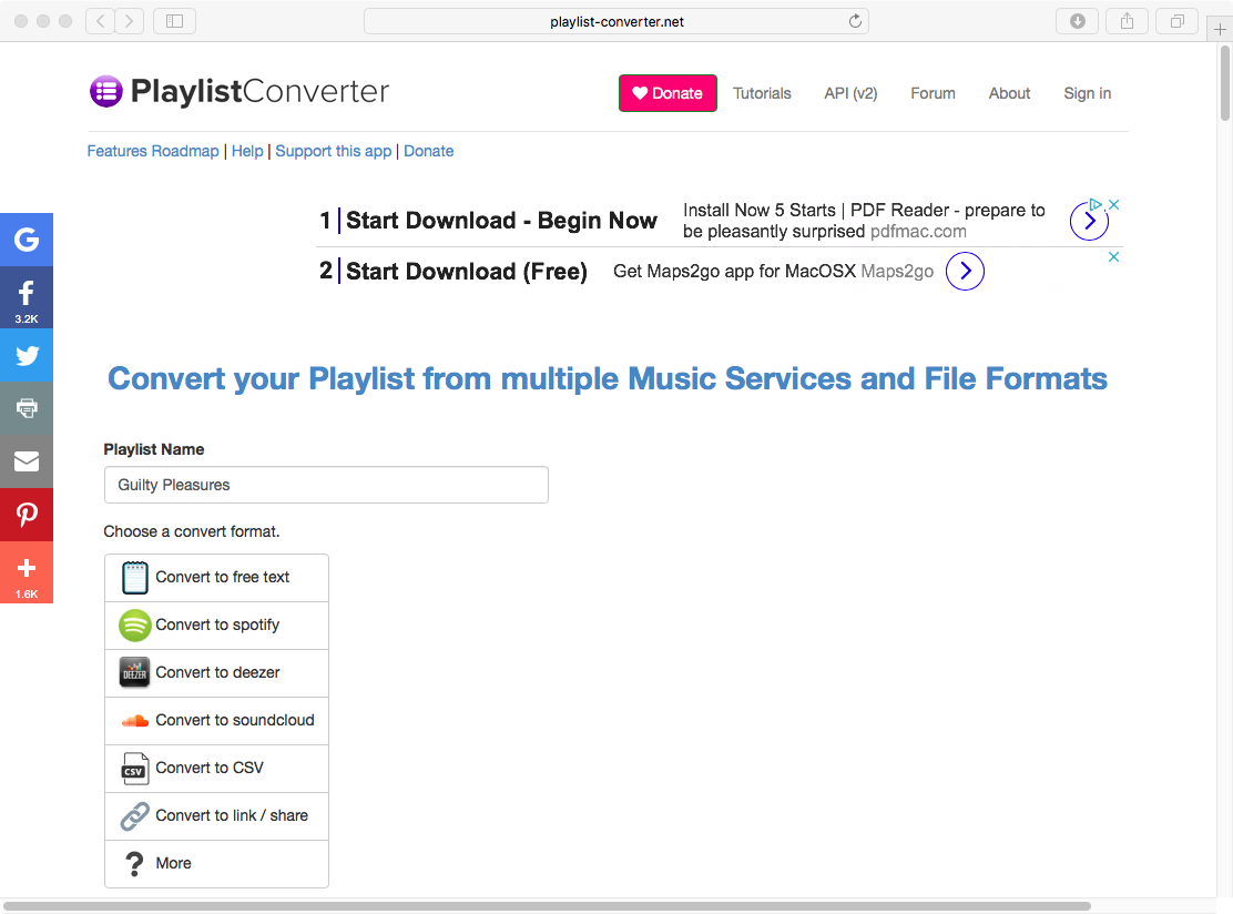 spotify playlist export google sheet